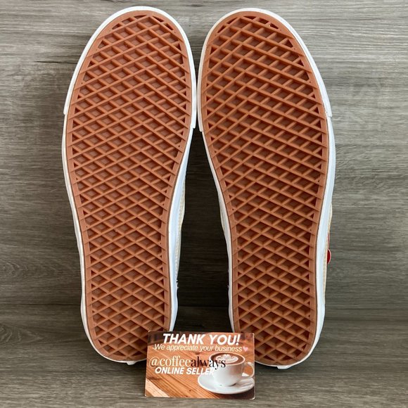 Vans Classic Slip-On Overply Sk8 Qtr Blanc De Blanc White Men's NWOB - Picture 7 of 8